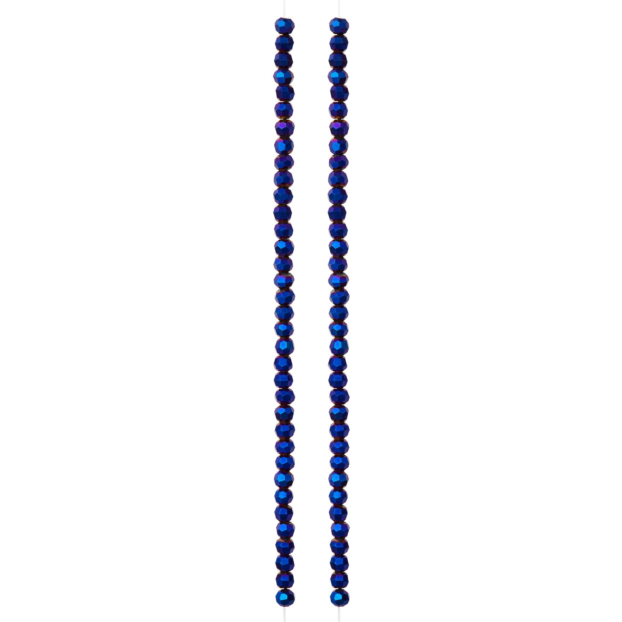 Amethyst Iris Glass Beads, 3mm by Bead Landing™